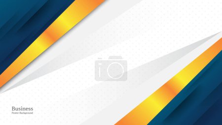 abstract corporate background with blue and gold color. vector illustration