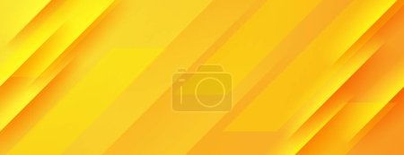 Illustration for Abstract yellow background with diagonal stripes. vector illustration - Royalty Free Image