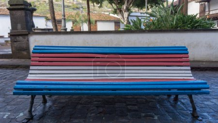 Colorful, inclusive, emblematic public seating
