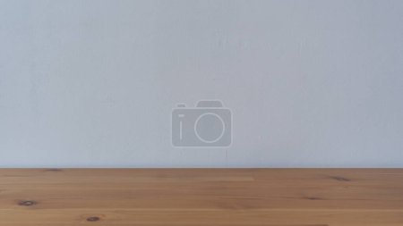 Téléchargez les photos : Surface en bois lisse, mur gris moderne - en image libre de droit