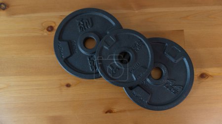 Durable iron weights, gym-ready, for strength training