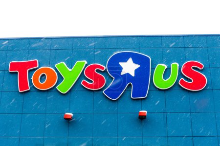 Photo for Toronto, ON, Canada  August 23, 2023: View at the Toys R Us store sign in Toronto. - Royalty Free Image