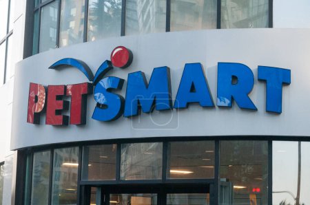 Photo for Toronto, ON, Canada  August 20, 2023: View at the sign of Petsmart store in America. - Royalty Free Image