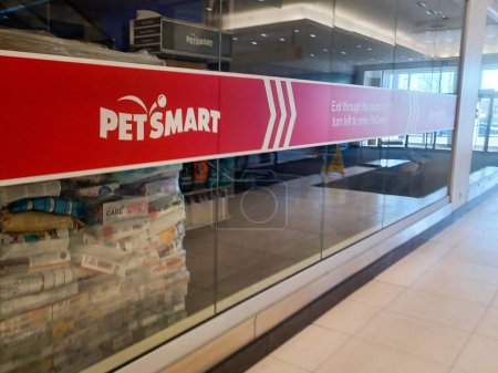 Photo for Toronto, ON, Canada  April 30, 2024: View at the sign of PetSmart store in America. - Royalty Free Image