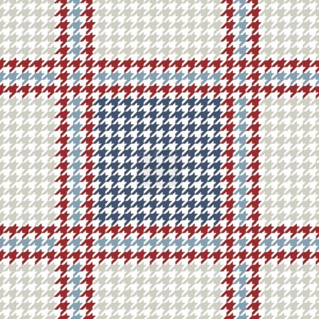 classic houndstooth seamless pattern.Seamless houndstooth checkered fashion textile pattern. Vintage colored pattern background.