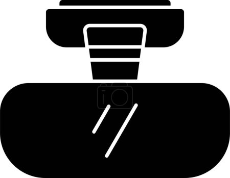 Rückspiegel-Symbol-Vektor-Illustration
