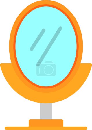 Ilustración de Espejo icono, ilustración simple web - Imagen libre de derechos