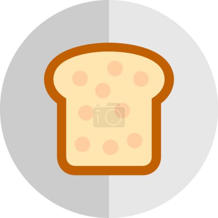 Ilustración de Ilustración vectorial del icono del pan - Imagen libre de derechos