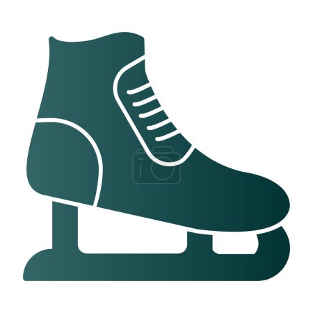 Téléchargez les illustrations : Icône du patinage sur glace. illustration vectorielle simple - en licence libre de droit