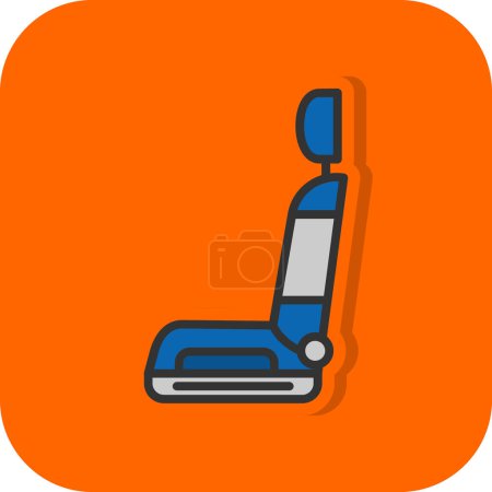 Téléchargez les illustrations : Icône de siège d'auto, illustration vectorielle design simple - en licence libre de droit