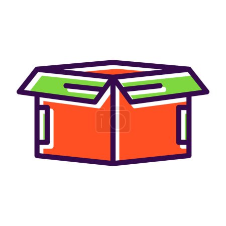 Illustration for Box icon, vector illustration simple design - Royalty Free Image