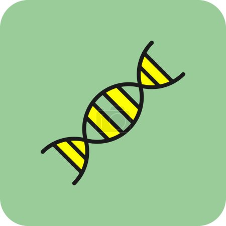 Ilustración de ADN. icono web ilustración simple - Imagen libre de derechos