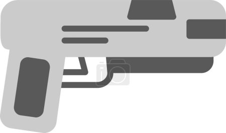 Illustration for Gun icon, vector illustration simple design - Royalty Free Image