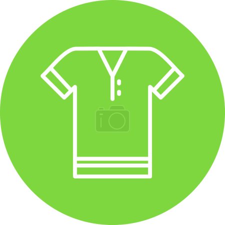 Ilustración de Diseño del icono de la camiseta. Camiseta, icono, algodón, hombres, casual, ropa, ilustración de vectores de ropa - Imagen libre de derechos