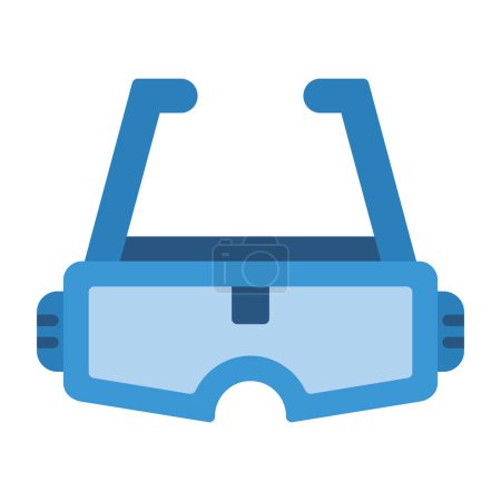 Vektor-Illustration des Augmented Reality Brillen-Symbols