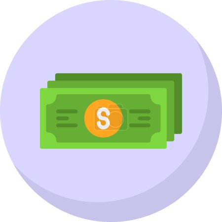 Illustration for Money icon for your web and mobile app design, dollar logo concept - Royalty Free Image