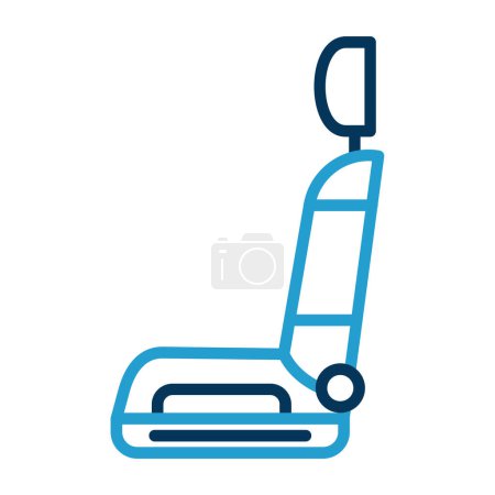 Ilustración de Icono de asiento de coche, ilustración vectorial diseño simple - Imagen libre de derechos