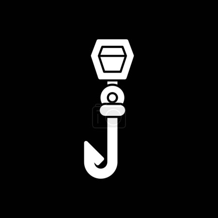 Illustration for Vector illustration of flat Hook  icon - Royalty Free Image