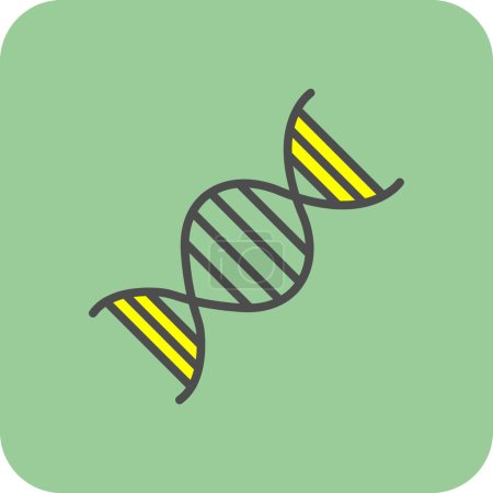 Ilustración de ADN. icono web ilustración simple - Imagen libre de derechos