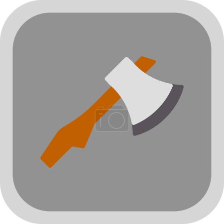 Illustration for Vector Design Axe Icon Style - Royalty Free Image
