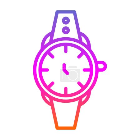 Illustration for Hand watch web icon simple illustration - Royalty Free Image