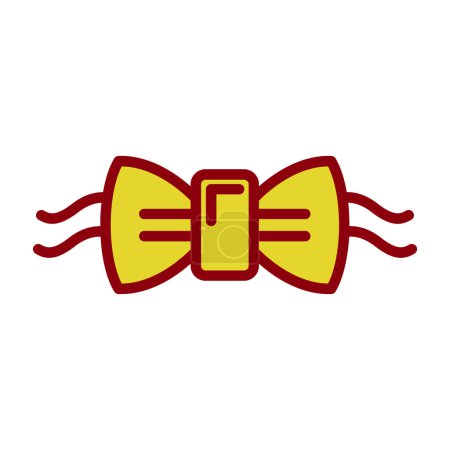 Illustration for Bow tie simple icon, vector illustration design - Royalty Free Image