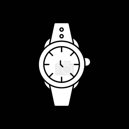Illustration for Hand watch web icon simple illustration - Royalty Free Image