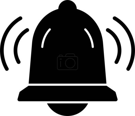 Ilustración de Ilustración vectorial de un icono de campana - Imagen libre de derechos