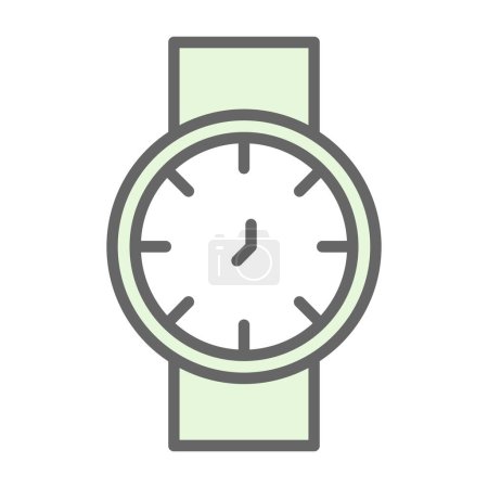Illustration for Wristwatch icon simple design - Royalty Free Image