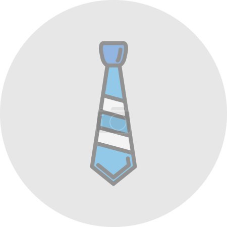 Illustration for Tie. web icon simple design - Royalty Free Image