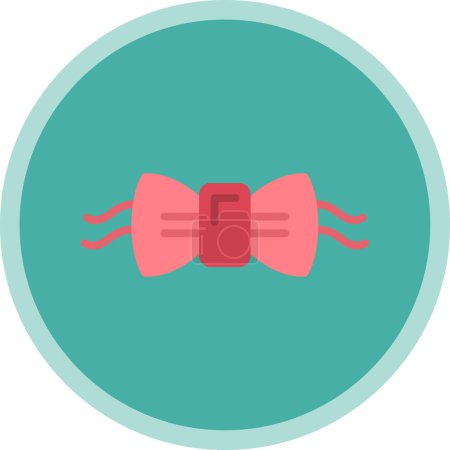Illustration for Bow tie simple icon, vector illustration design - Royalty Free Image