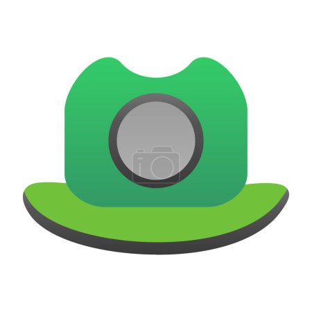 Ilustración de Hat icon, vector illustration simple design - Imagen libre de derechos