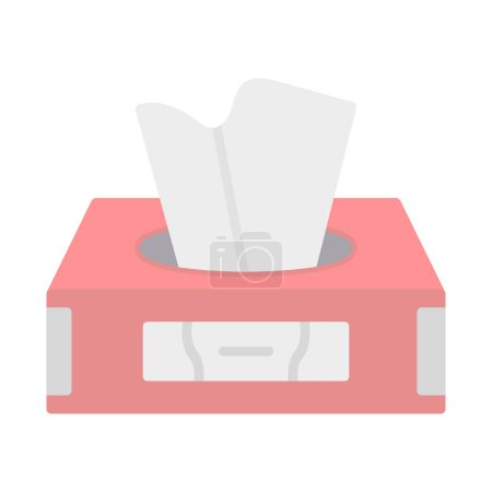 Illustration for Tissue box icon, vector illustration - Royalty Free Image