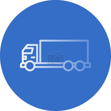 Illustration for Delivery service truck isolated icon vector illustration design - Royalty Free Image