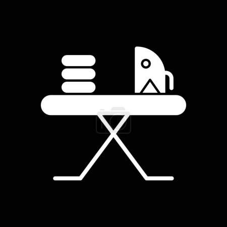 Illustration for Ironing board icon icon illustration - Royalty Free Image