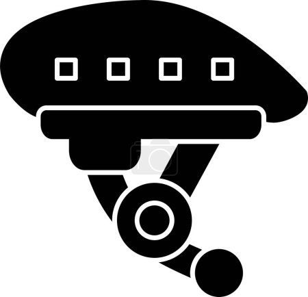 Ilustración de Casco de bicicleta icono vector ilustración - Imagen libre de derechos