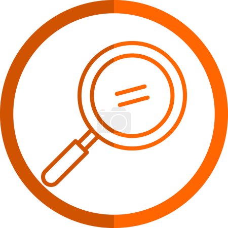 Illustration for Search Icon - Magnifying Glass Vector, Sign and Symbol for Design, Presentation, Website or Apps Elements. - Royalty Free Image