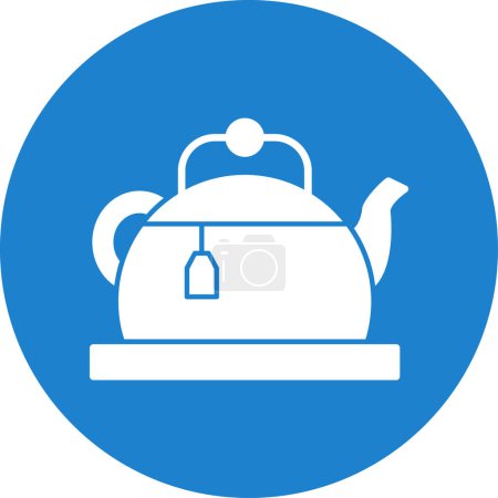 Illustration for Teapot web icon. simple illustration - Royalty Free Image