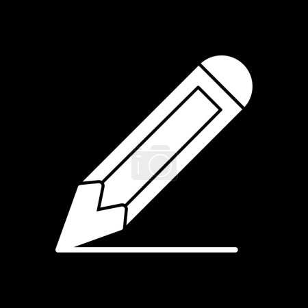 Pencil flat icon. web vector simple illustration