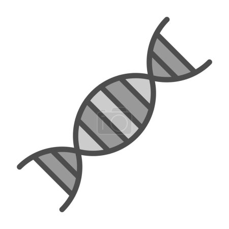 Téléchargez les illustrations : ADN. icône web illustration simple - en licence libre de droit