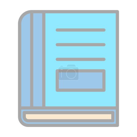 Illustration for Book line icon, vector illustration - Royalty Free Image