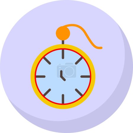 Illustration for Pocket watch icon, vector illustration - Royalty Free Image