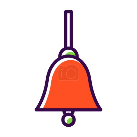 Ilustración de Ilustración vectorial de un icono de campana - Imagen libre de derechos