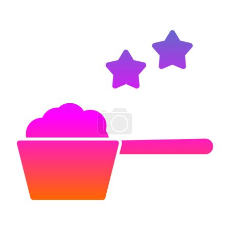Illustration for Scoop icon, vector illustration - Royalty Free Image