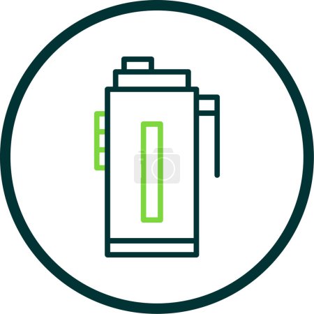 Illustration for Water bottle icon, vector illustration simple design - Royalty Free Image