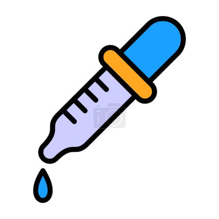 Illustration for Pipette icon, vector illustration simple design - Royalty Free Image