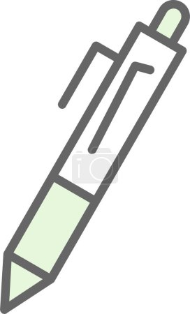 Ilustración de Icono de pluma estilográfica, vector ilustración diseño simple - Imagen libre de derechos