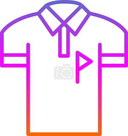 Illustration for T-shirt icon or logo isolated sign symbol vector illustration - Royalty Free Image