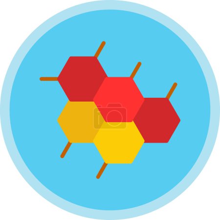 Illustration du logo vectoriel des tissus humains 
