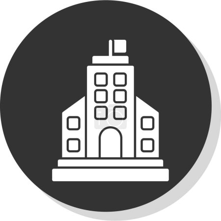 Illustration for Building icon, simple vector illustration - Royalty Free Image